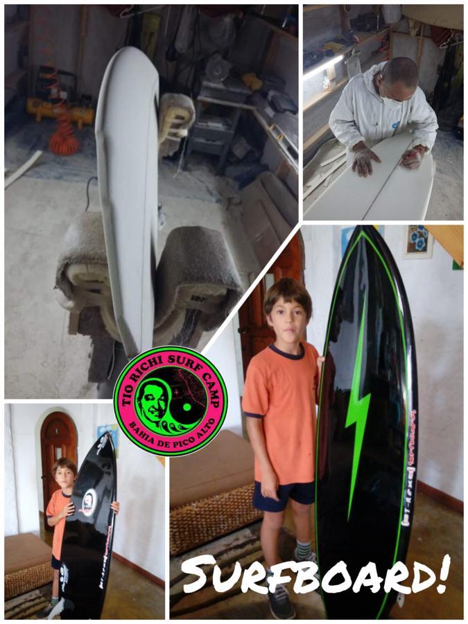 푼타 에르모사 Tio Richi Surfcamp 호스텔 외부 사진